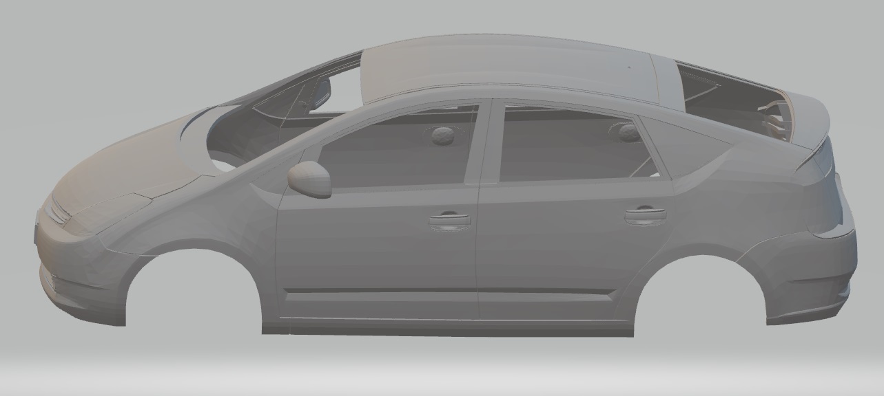 STL file Toyota Prius Printable Body Car・3D printing template to download・Cults